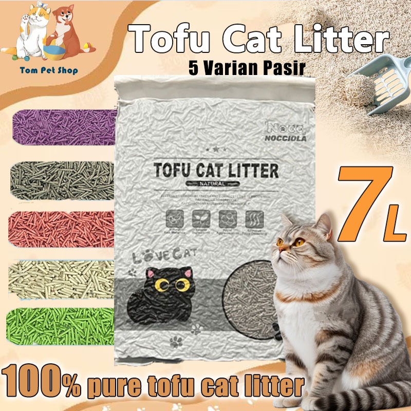 Pasir tofu cat litter Tofu Cat Litter pasir kucing 7L cat litter tofu cat