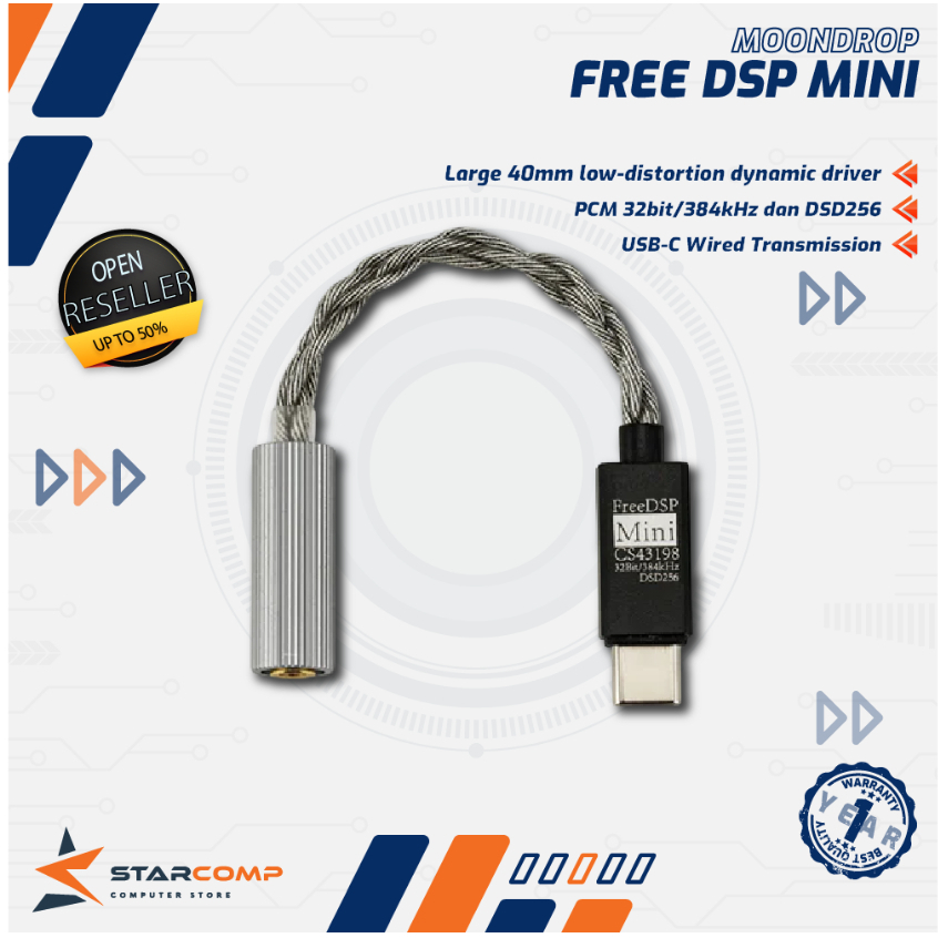 Moondrop FreeDSP Mini CS43198 DAC AMP USB-C