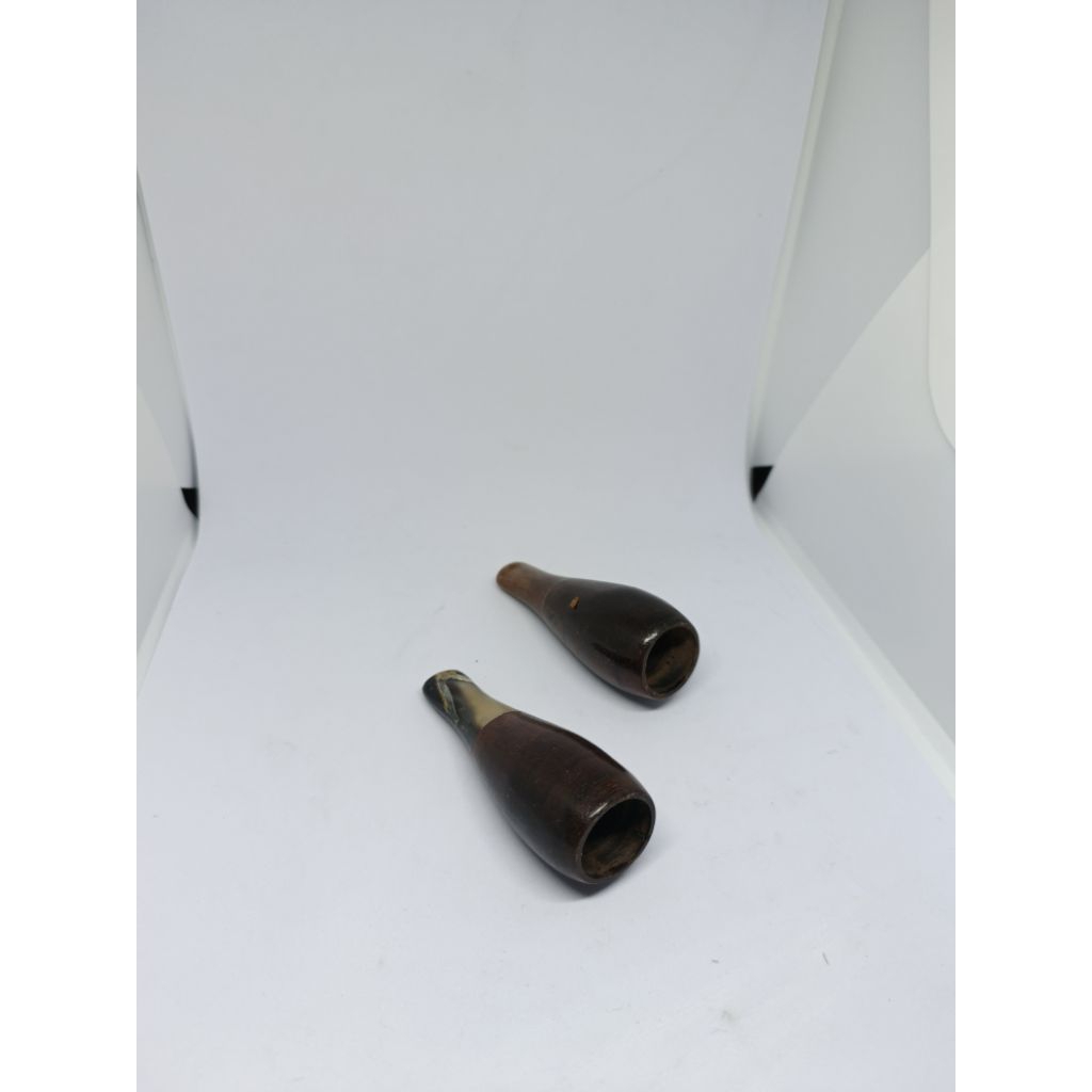 once pipa rokok tanduk variasi kayu Asli - untuk rokoko crutu