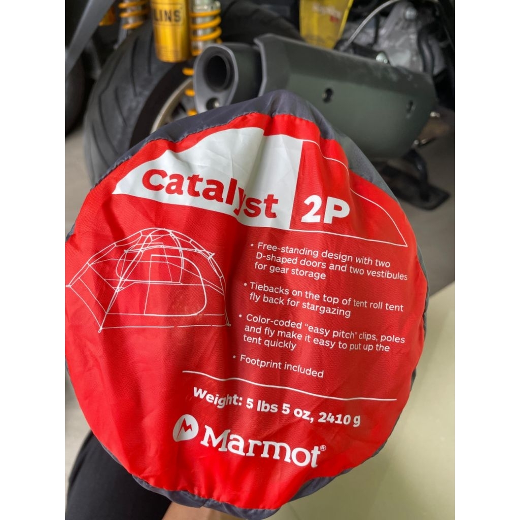 Marmot Catalyst 2P Include Footprint Original Marmot