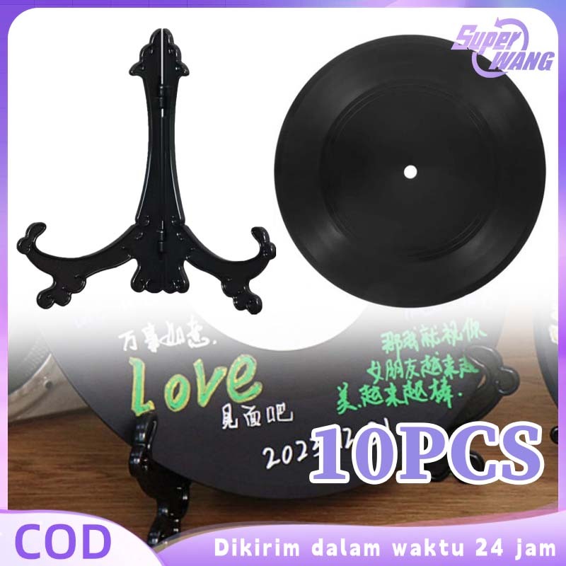 10pcs Sandaran Piring Hias 20cm Dudukan Pajangan Piring Kaki Piring Pajangan Sandaran Piring Hiasan