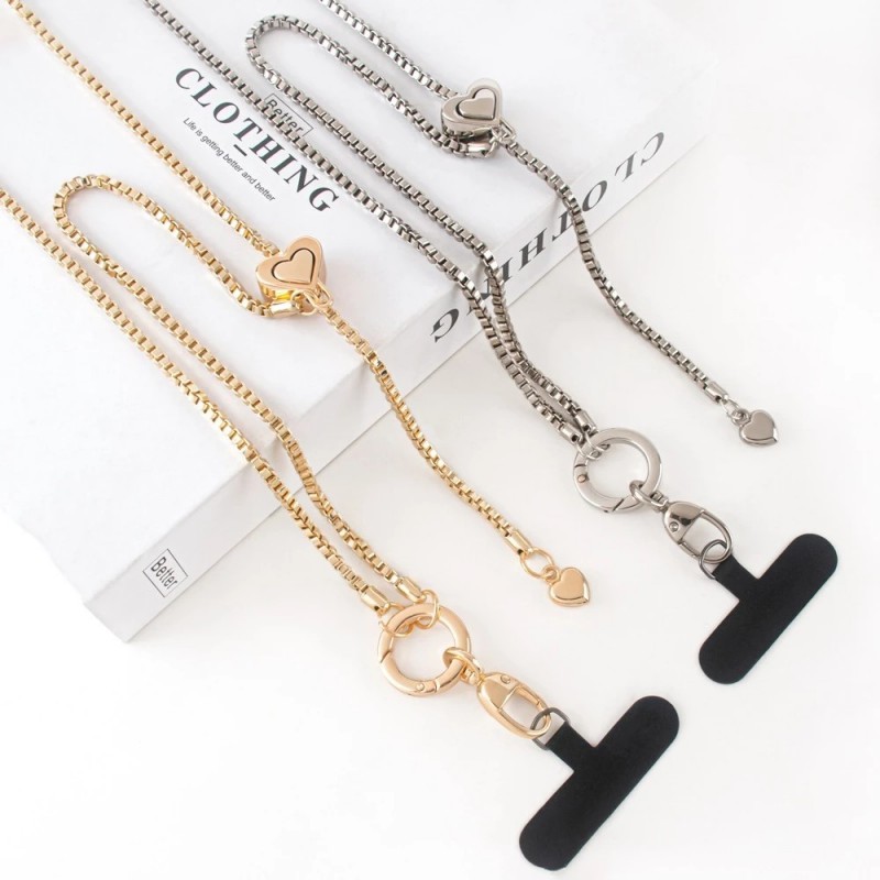 Lanyard Phone Strap Crossbody Universal Tali Hp Gantungan Hp Cross Body Logam Chain Lanyard Hp