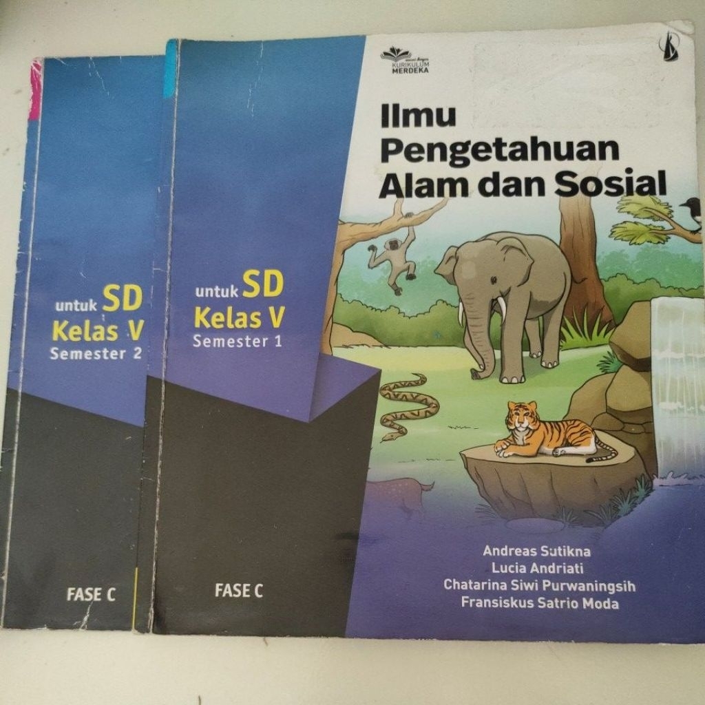Buku Ilmu Pengetahuan Alam dan Sosial - SD Kelas 5 - Kurikulum Merdeka Kanisius Original