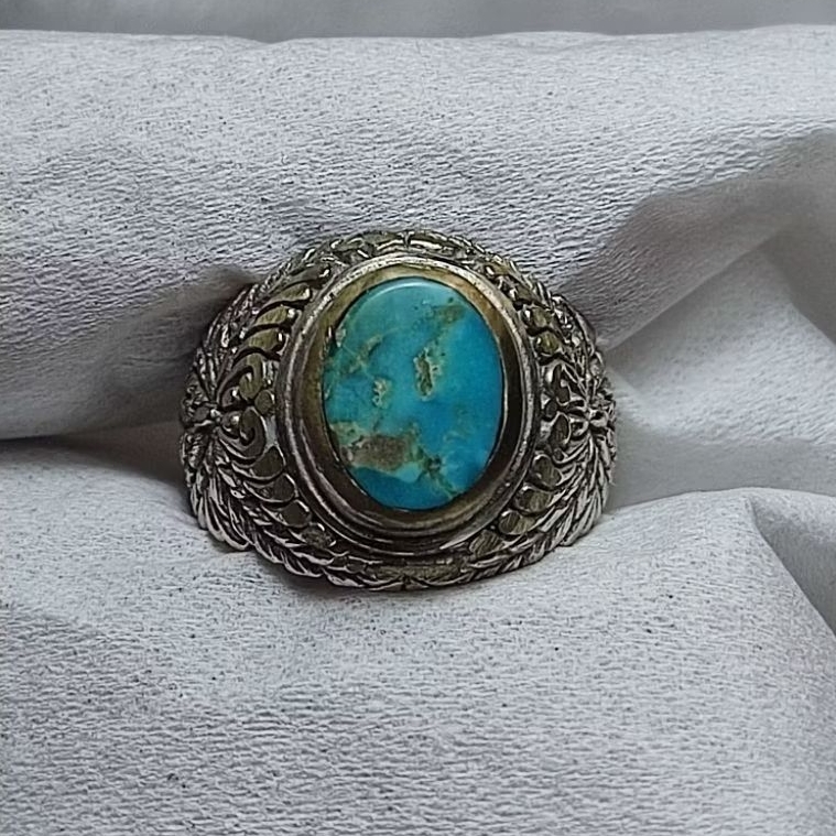 Batu cincin pirus persia asli minion
