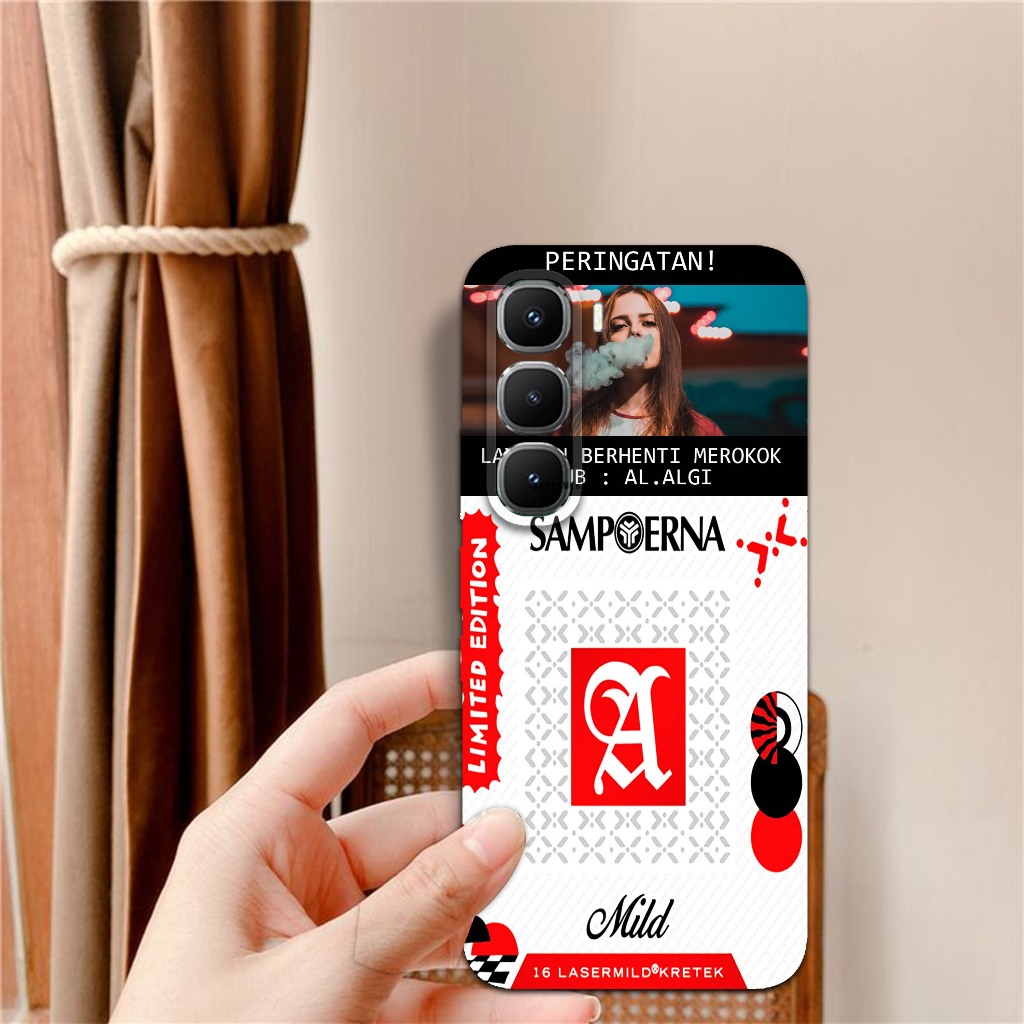 Softcase Untuk Infinix Hot 60 - Softcase Gambar Fashion Printing { Rokok Limited Edition Terbaru } -