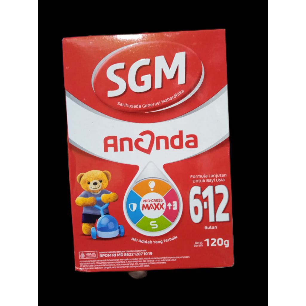 Kardus bekas SGM 6-12 bulan