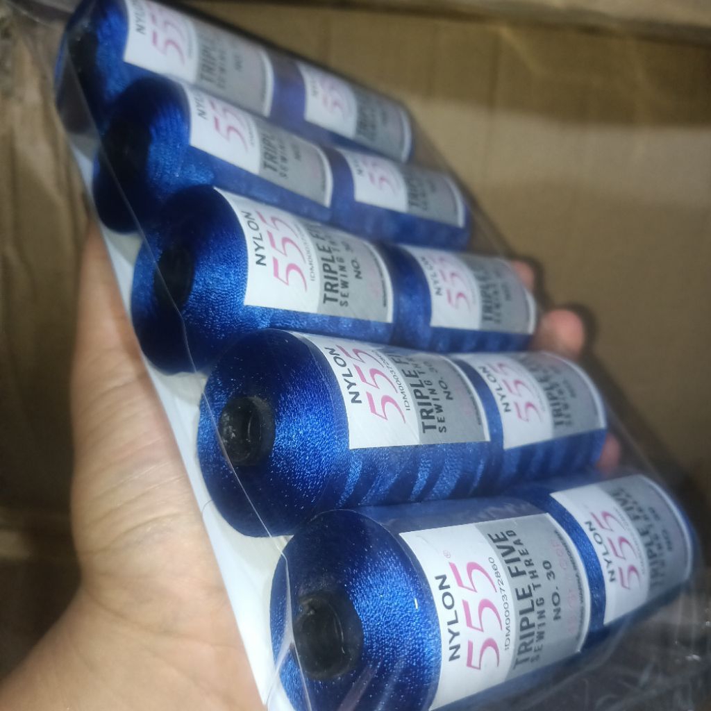 benang jahit nilon cap 555 | benang jahit nilon cap triple five | benang 555