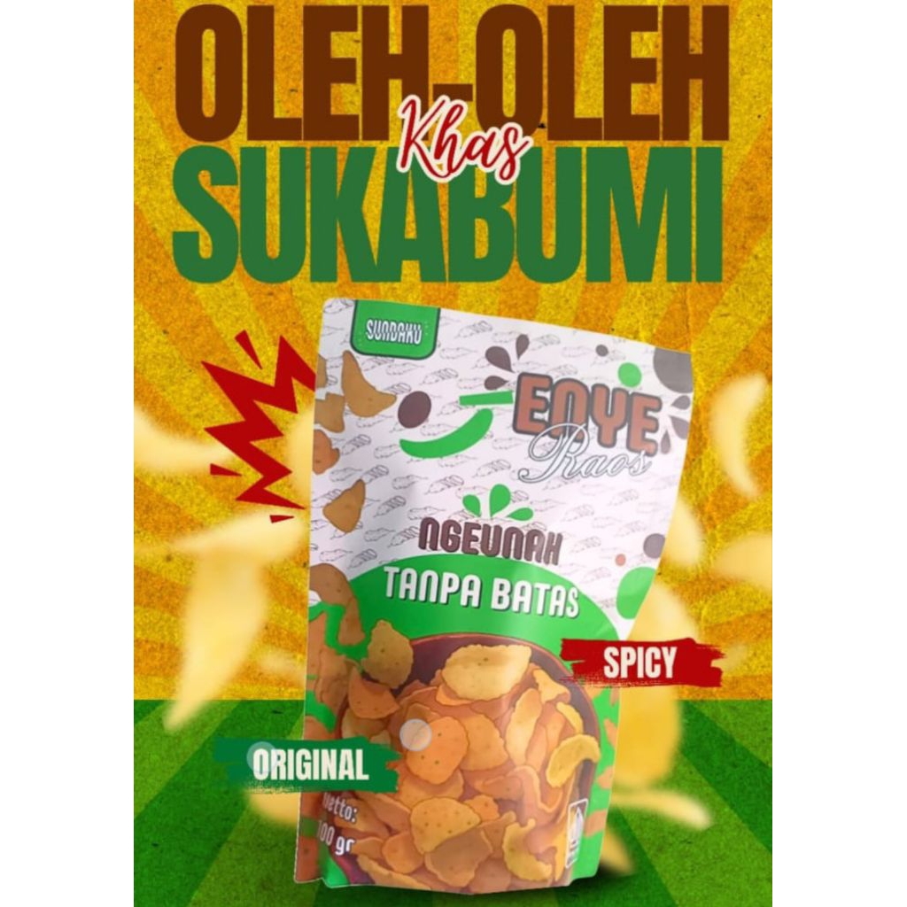 SUNDAKU SNACK ENYE KHAS SUKABUMI PEDAS DAN ORIGINAL