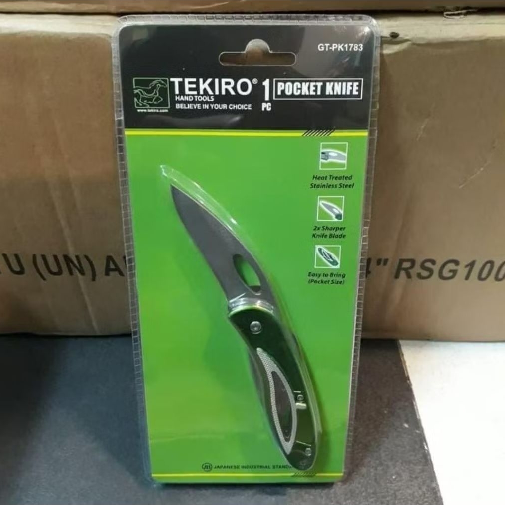 TEKIRO PISAU LIPAT STAINLESS 100% ORIGINAL TEKIRO