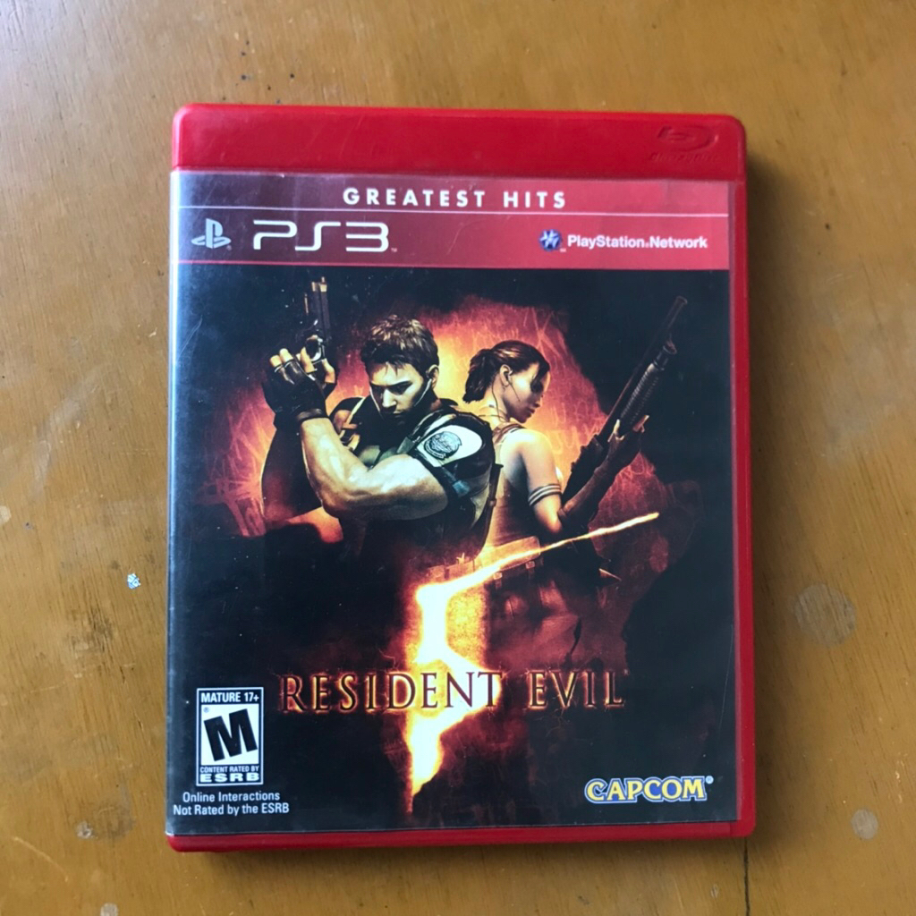 Resident Evil 5 PS3 kaset bd game cd ps 3 re
