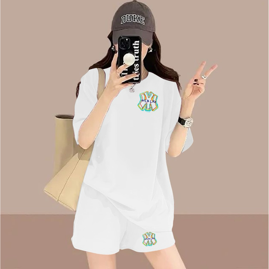 NY setelan wanita kaos pendek