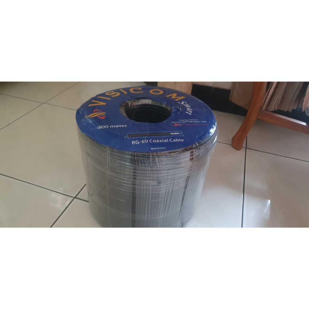 Kabel Antena Visicom RG-6U Coaxial Cable 300 Meter