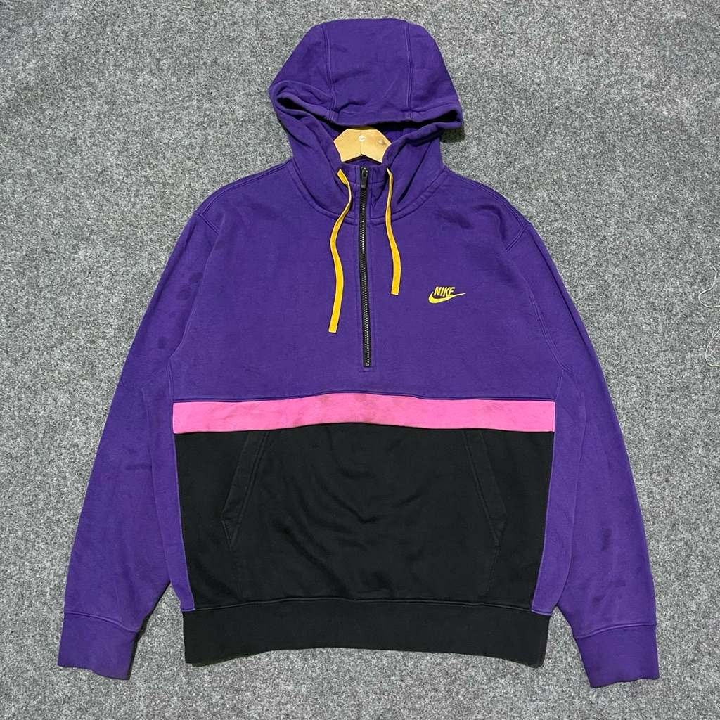 Hoodie halfzip Nike three tone