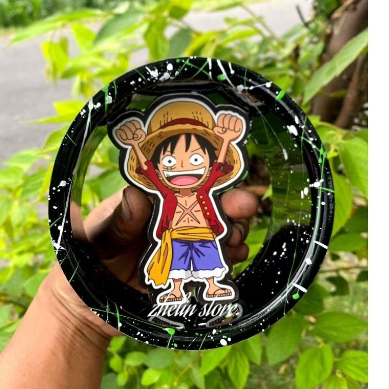 bladu motif gulungan  senar layangan layang ukuran 4 inc