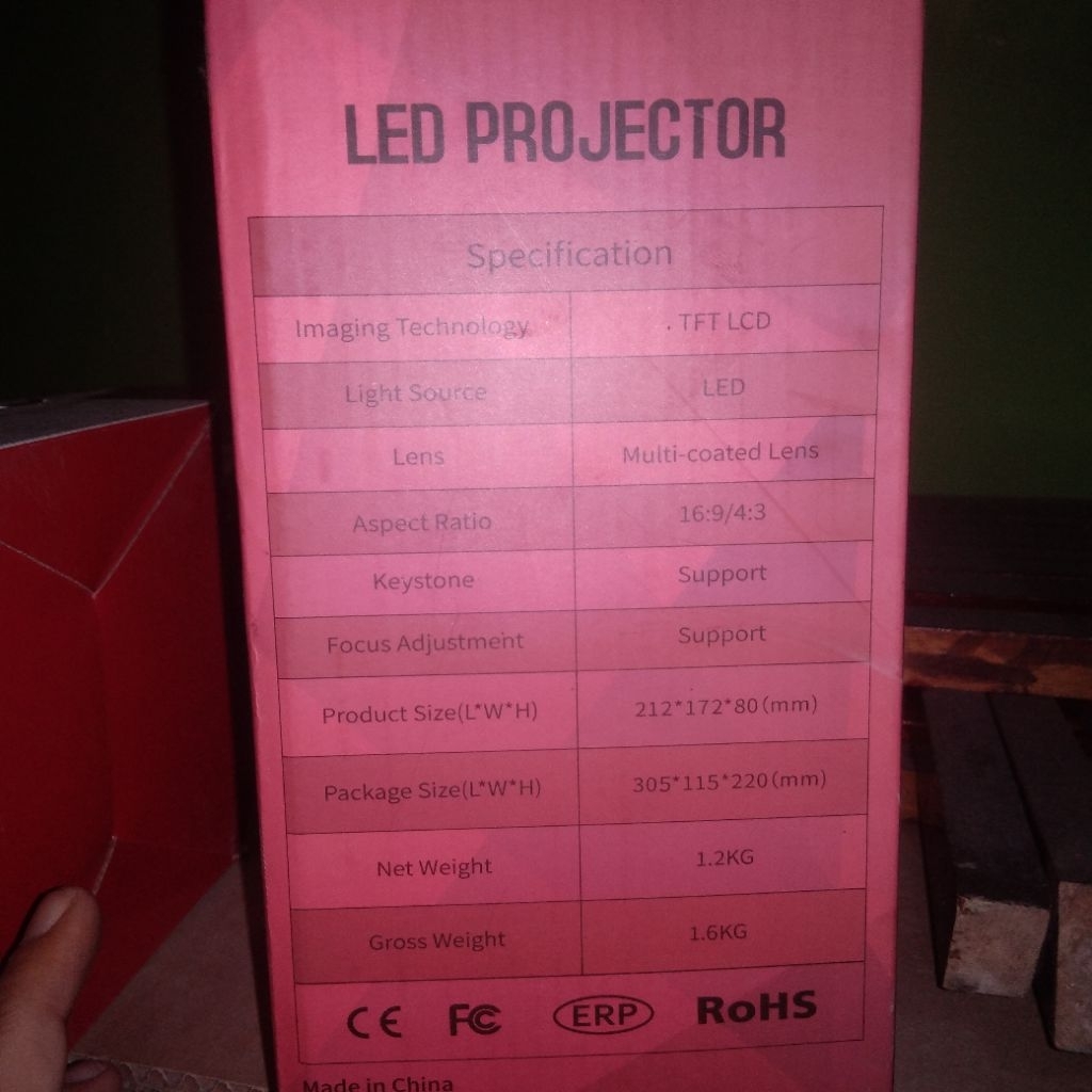 Proyector Wifi Cheerlux C10