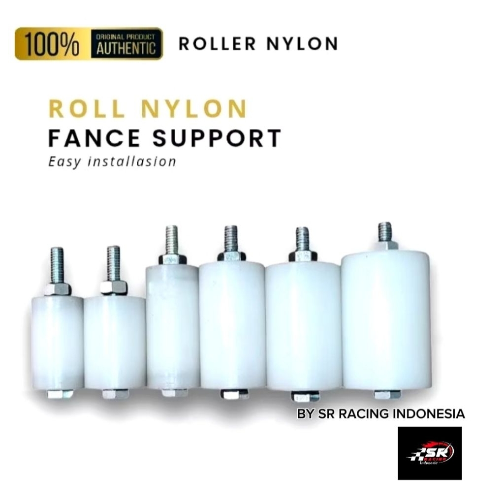 Roda Roller Nylon/nilon Penuntun pintu pagar/gerbang berkualitas Roda pagar/Roda Nilon/Nylon pagar