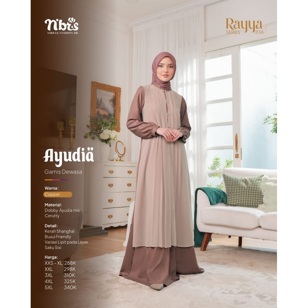 Ayudia gamis copper