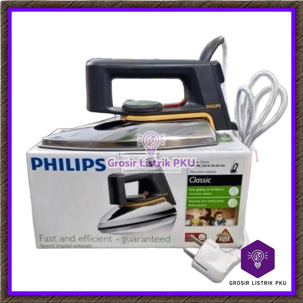 Setrika Philips Classic Setrika Kering HD1172 Setrika Klasik Philips Setrika Classic Philips HD 1172
