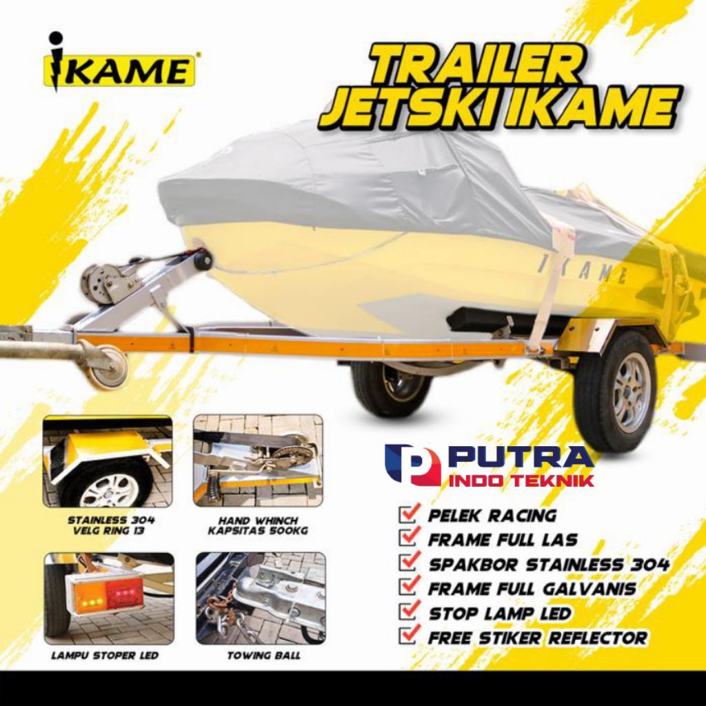 Trolley Jetski / Trailer / anhang jet ski / jetski galvanis IKAME
