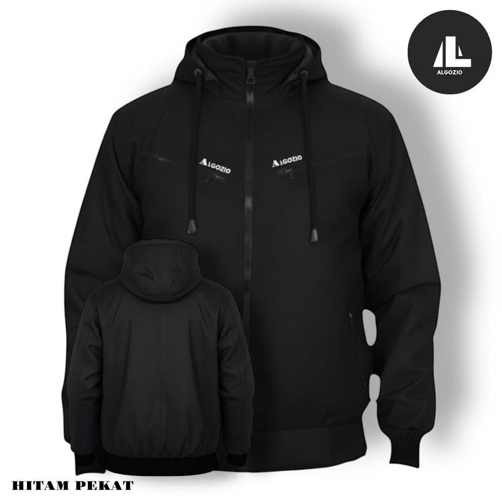 Jaket pria anti air dan angin algozio original