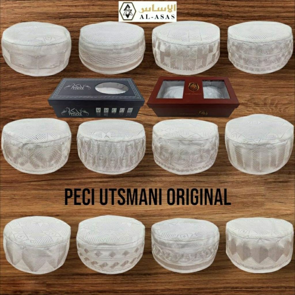 peci Madinah Utsmani Original jaring, peci oleh-oleh haji dan umrah, peci murah berkualitas