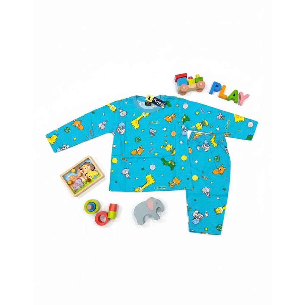 Setelan Anak-Anak Lengan Panjang Motif Karakter Hayami Tosca