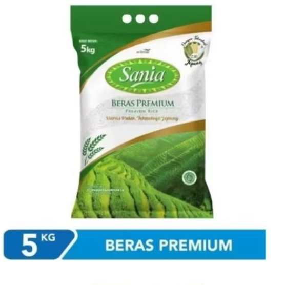 Beras Sania 5kg _Pengiriman instan_Sameday dari Depok