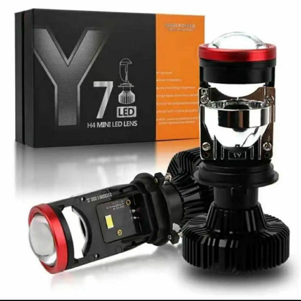 lampu utama mobil Y7 H4 Lampu LED Mobil 2PCS – Super terang