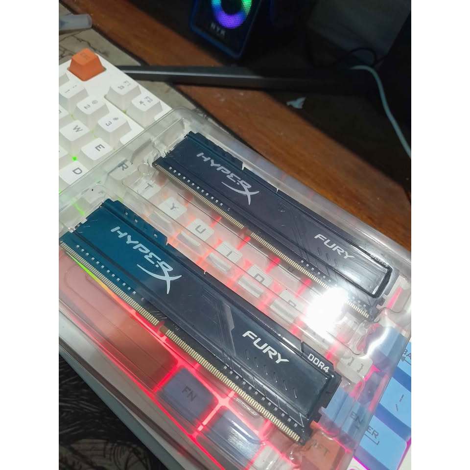 RAM Kingston HyperX Fury DDR4 2X4GB 8GB CL16 2666