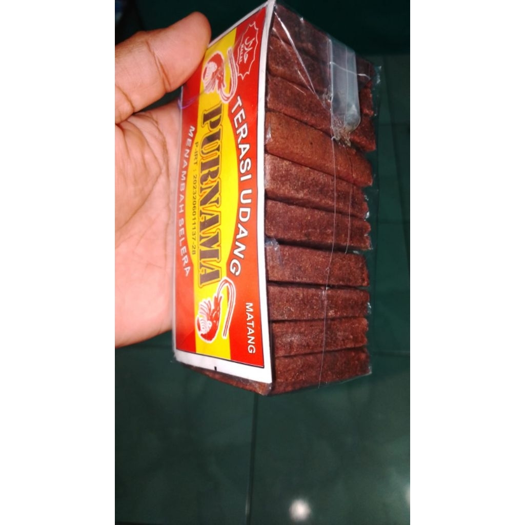 terasi udang rebon dan udang rebon kering