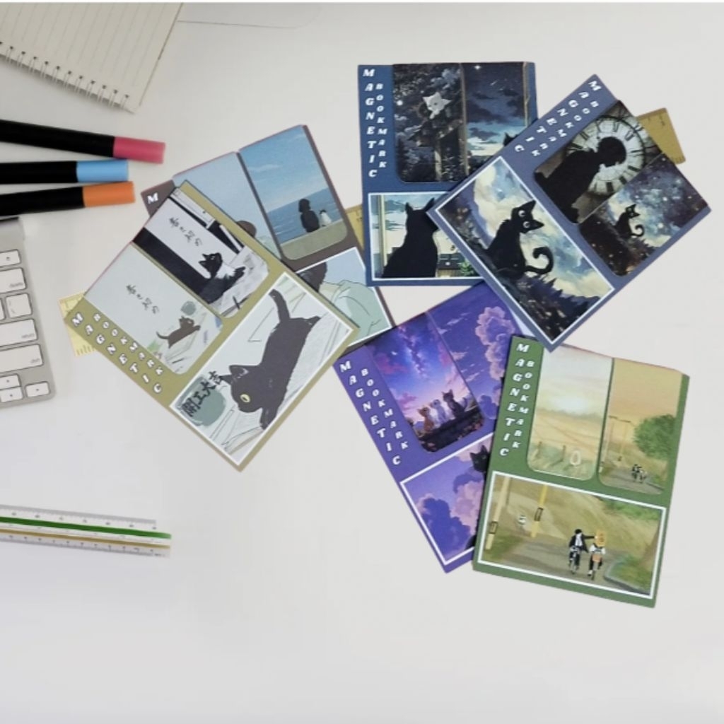 Magnetic bookmark/Pembatas buku
