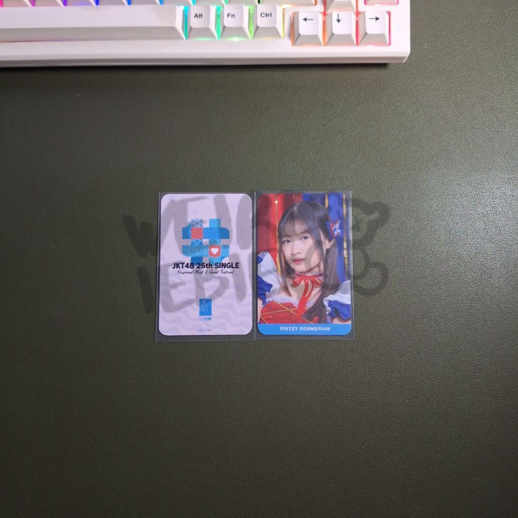 JKT48 OFFICIAL PHOTOCARD 26TH SINGLE PERSONAL MEET & GREET FESTIVAL FRITZY ROSMERIAN