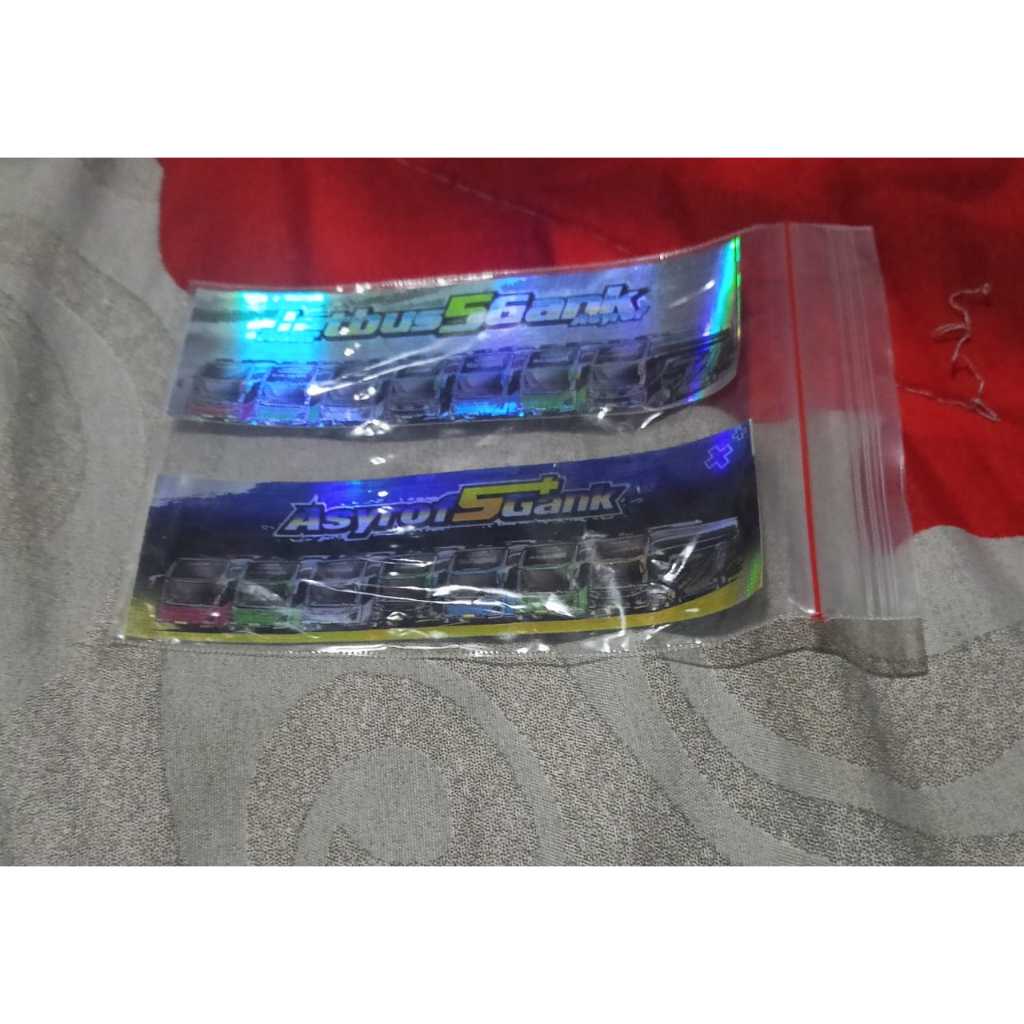 stiker bus asyrof JB5 gank