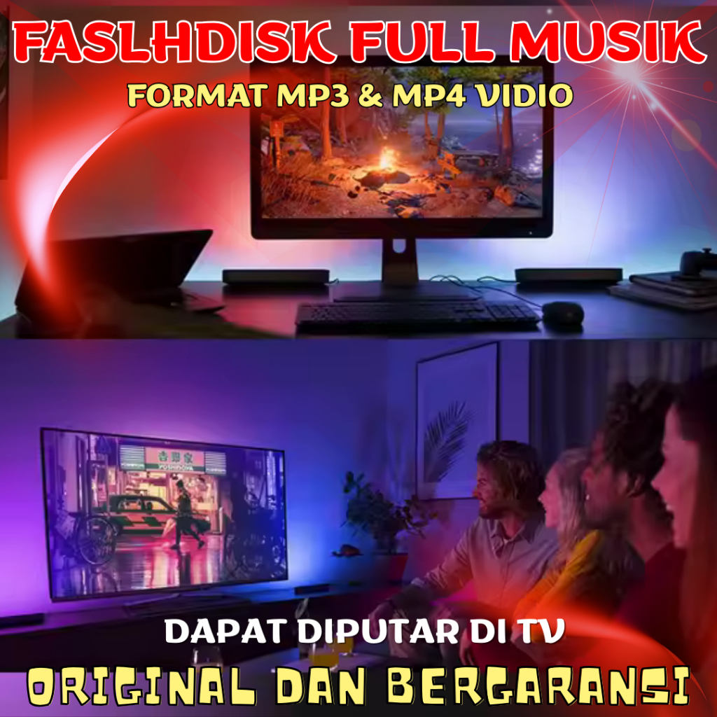 DRN - FLASH DISK LAGU MP3 DAN MP4 32GB ISI 2000+ LAGU POP DANGDUT ROCK RELIGI NOSTALGIA MOBIL TV