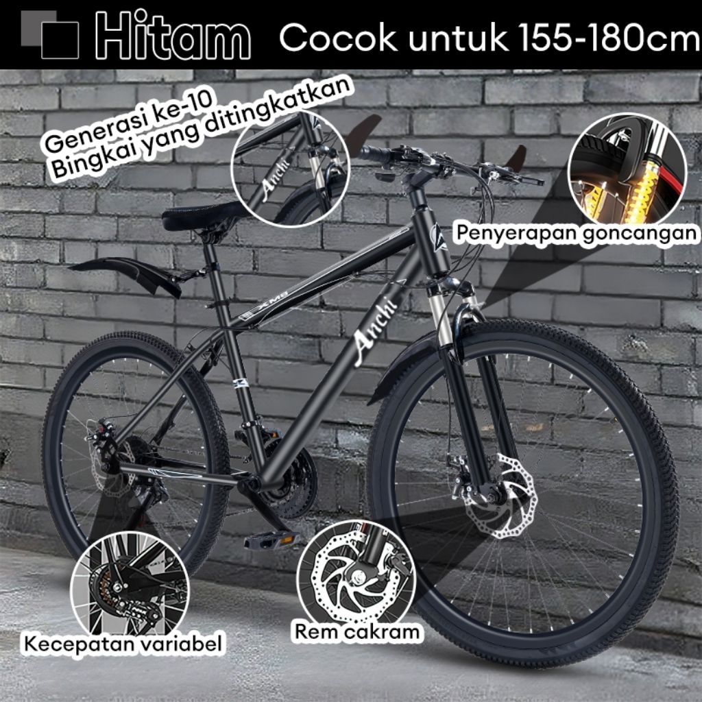 Anchi Sepeda gunung 26/27 inci sepeda gunung murah 2.0 frame alloy sepeda gunung polygon sepeda gunu