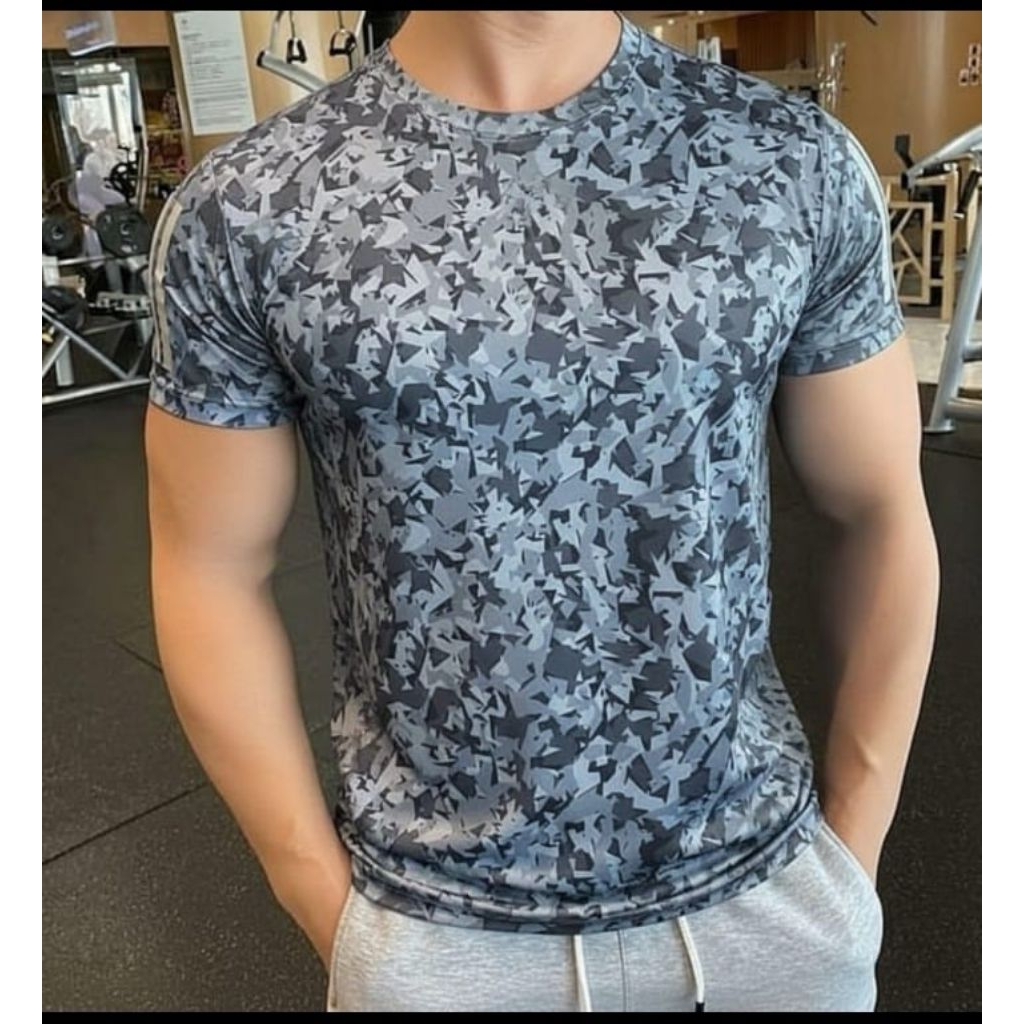 Kaos Pria Army Premium Body Fit Lengan Pendek