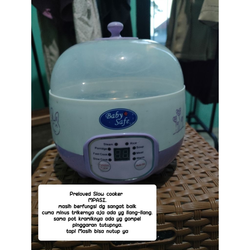 Preloved Slow Cooker baby safe