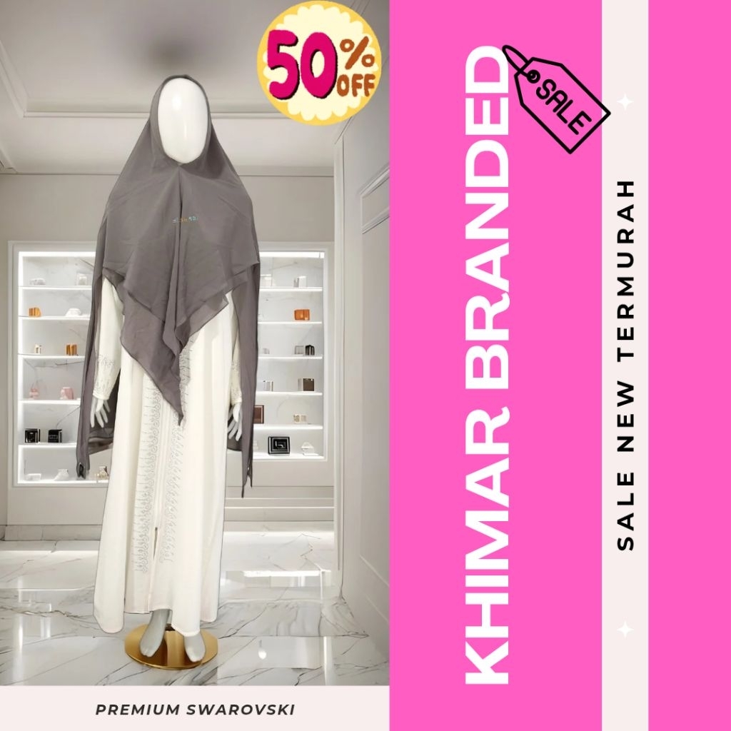 Khimar Artis Selebgram ORI by Sjsesa Hijab Jilbab Syari like sisesa model