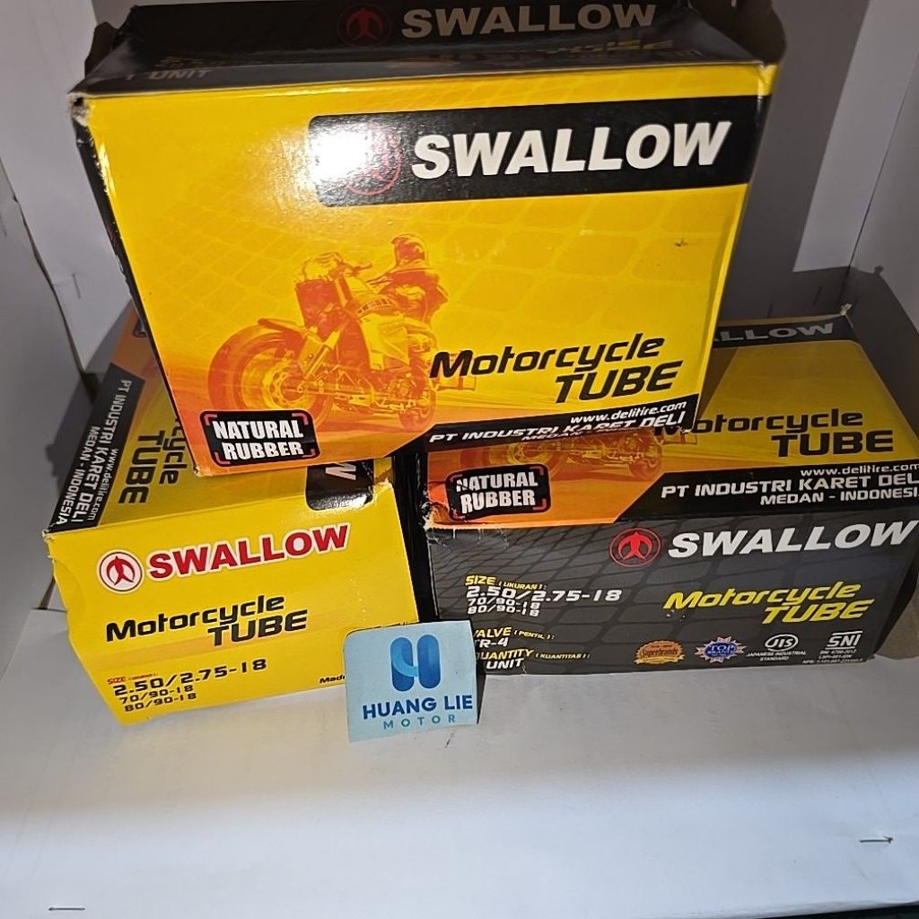 (Ready COD)Ban Dalam Swallow Ukuran 250/275-18 | Ban Motor Bebek Matic Ring 18,Motor Sport,Ring 18,V
