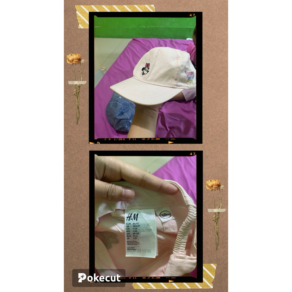 Preloved topi HnM x Disney 1-2 tahun like new