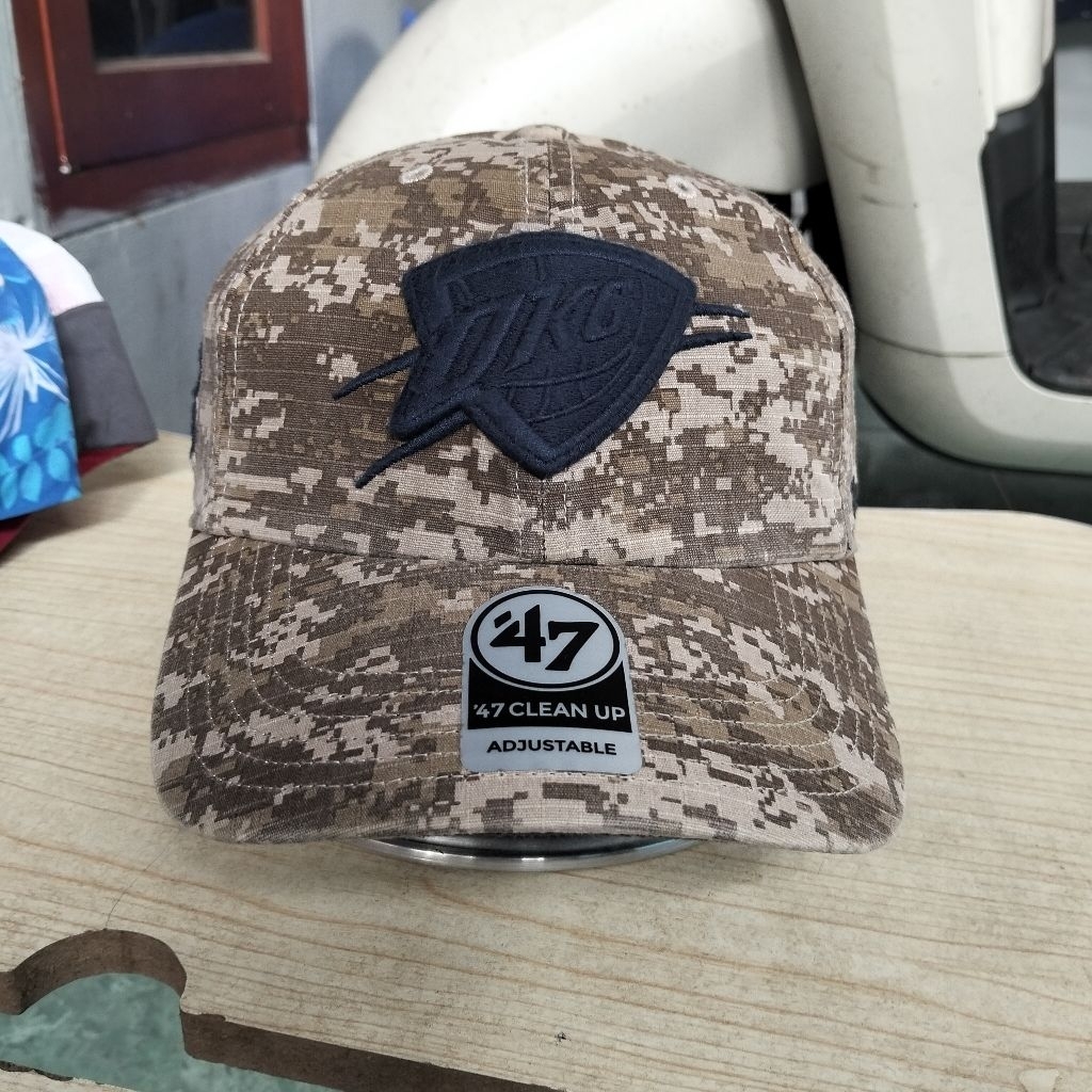 topi caps camo digital 47 NBA OKC