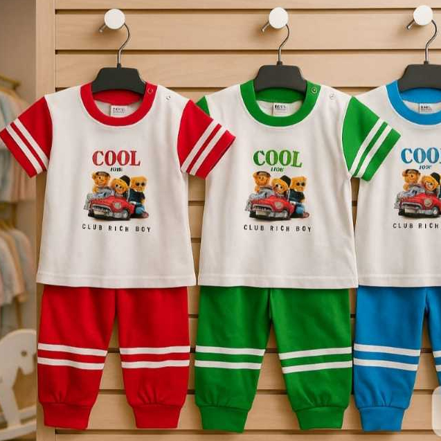 Walton Kids 8426 Setelan Panjang Walton Kids Bayi Usia 6-12 Bulan Bahan Kaos Adem dan Dijamin Nyaman