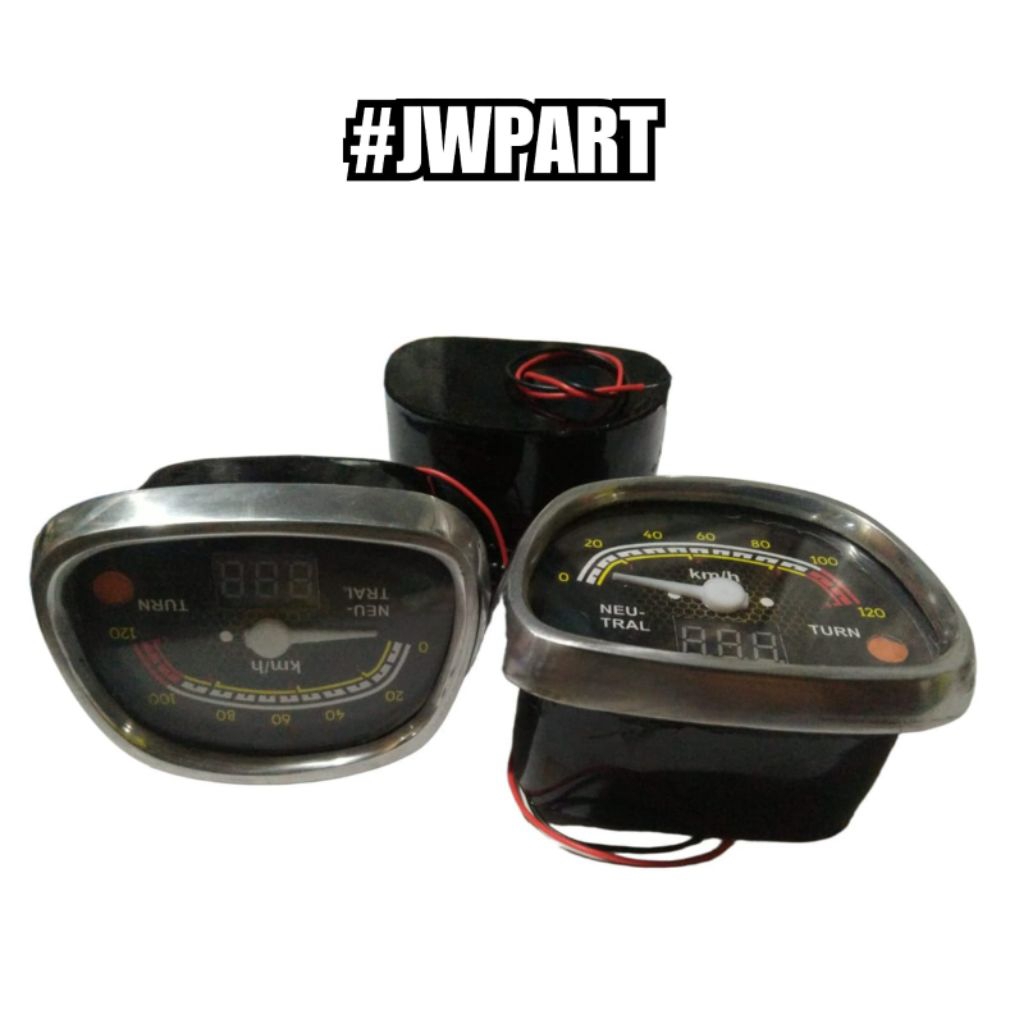 SPEEDOMETER CD Spidometer cd Speedometer batok cd versi ada indikator aki nya