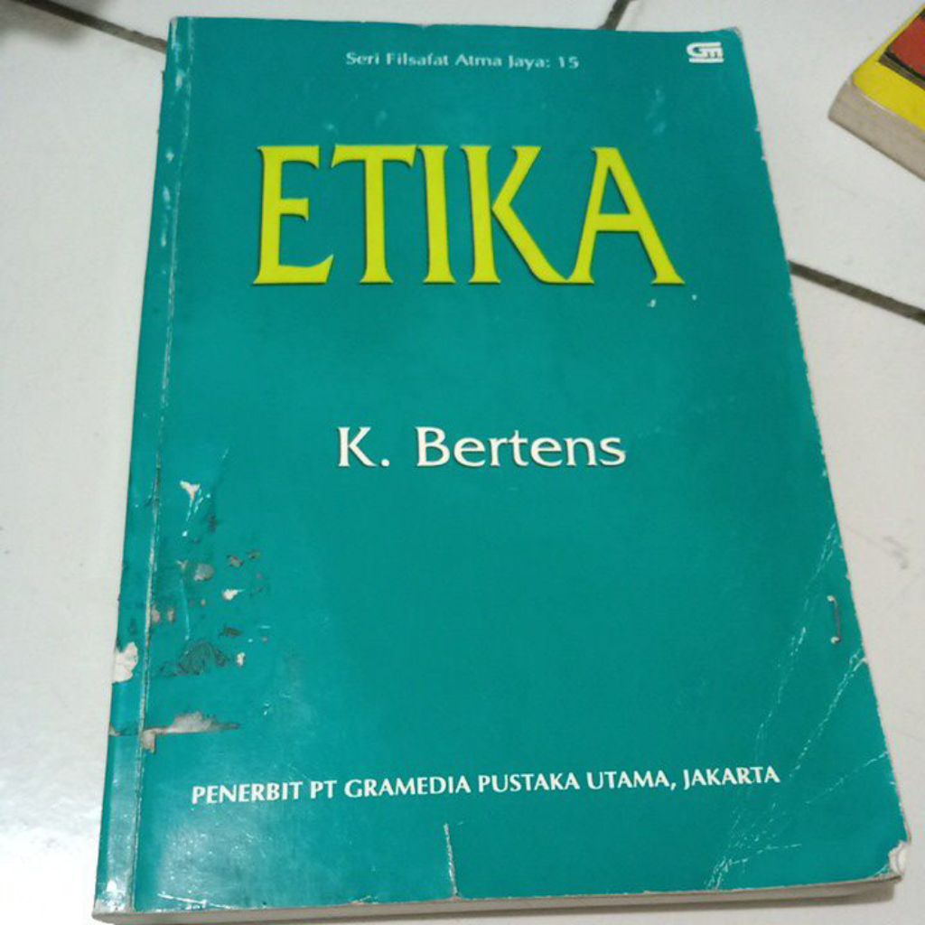 BUKU PRELOVED ETIKA EX PERPUS K BERTENS SERI FILSAFAT ATMA JAYA 15