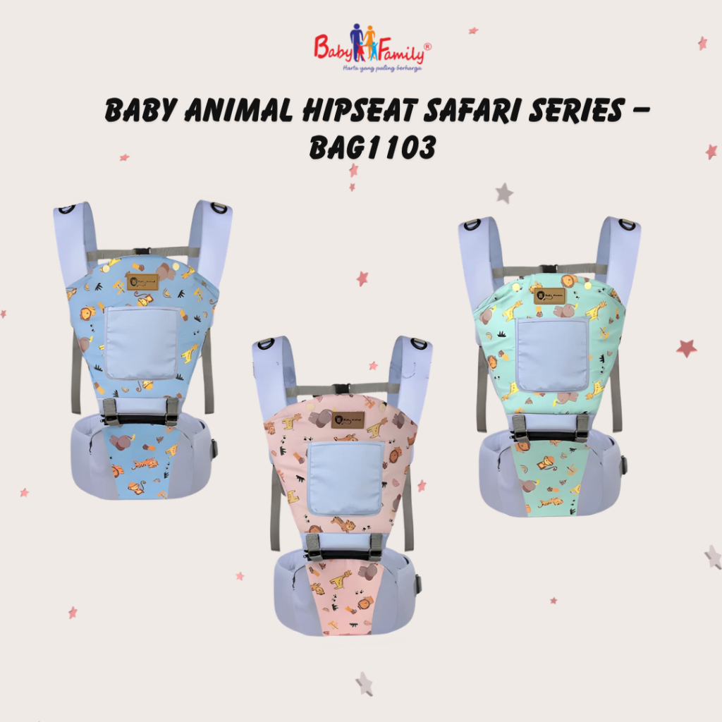 Baby Animal Hipseat Safari Series – BAG1103