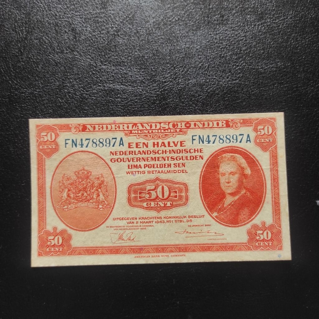 50 cent nica 1943 AUNC