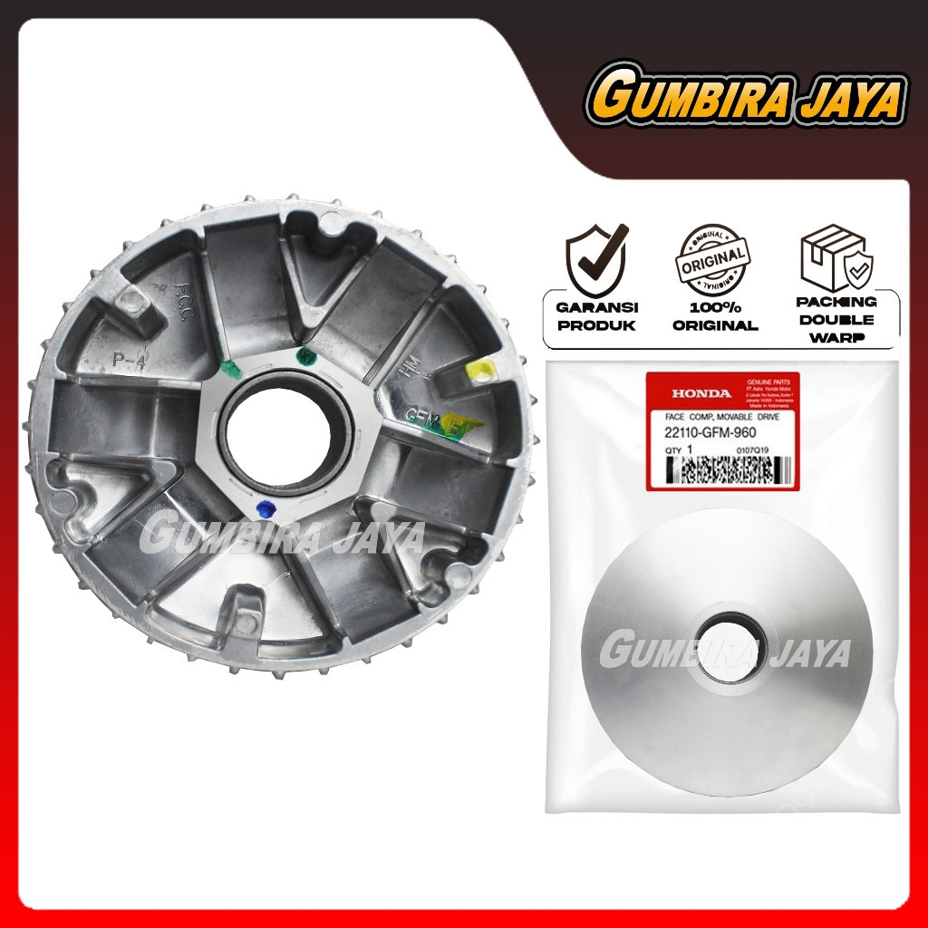 RUMAH ROLLER BEAT VARIO SPACY SCOOPY 110 FI 2012 - 2014 ORIGINAL AHM 22110-GFM-960