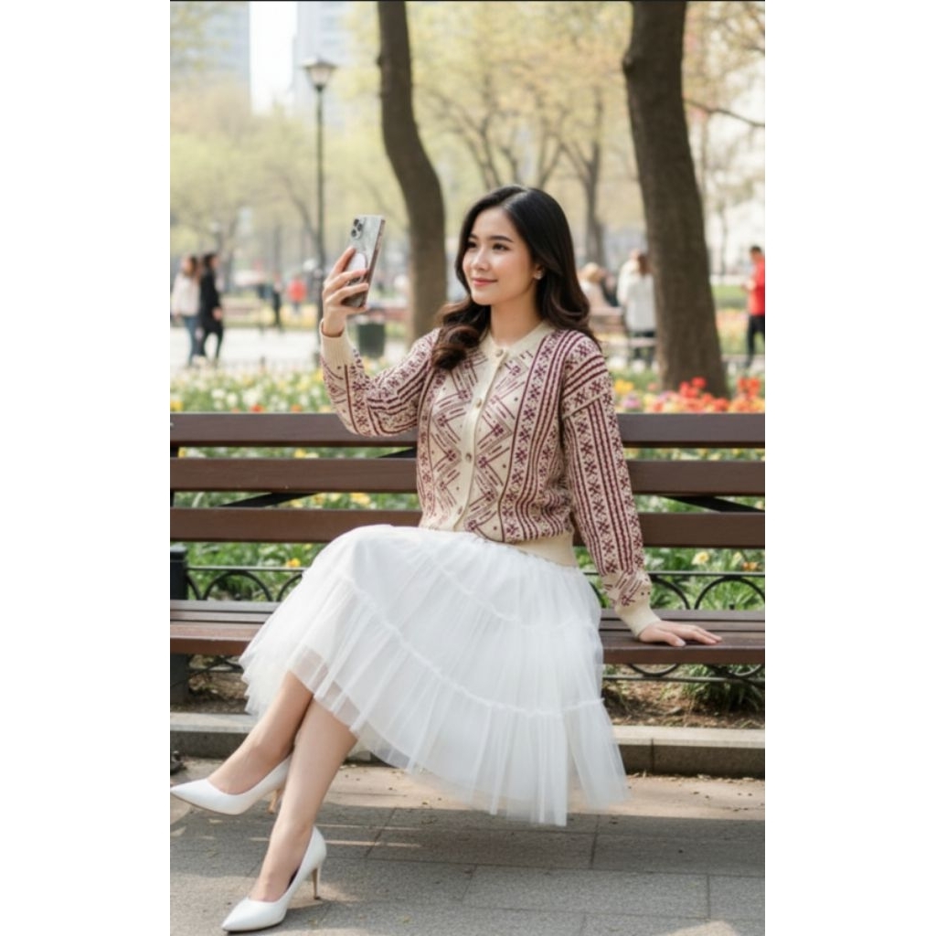 cardigan rajut korea, cardigan murah,baju rajut lengan panjang, atasan korea terbaru