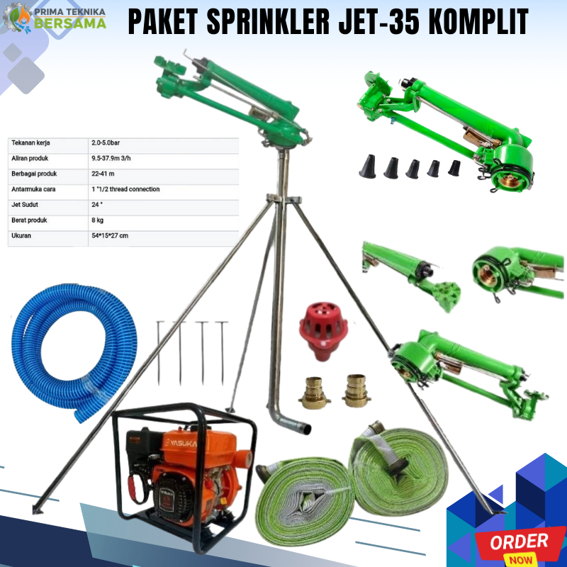 Paket Sprinkler Big Gun Rain JET-35 Komplit