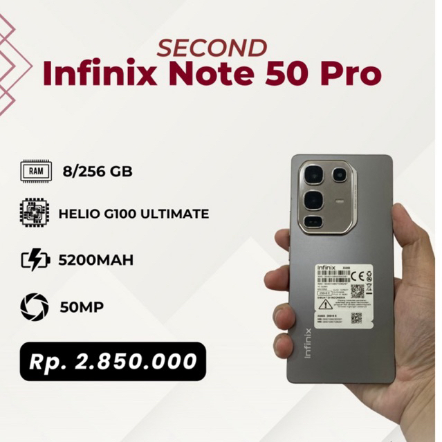 Infinix Note 50 Pro 8/256 Gb Second